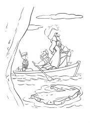 plansa de colorat peter pan #13