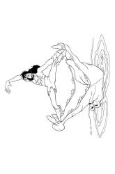 plansa de colorat peter pan #1