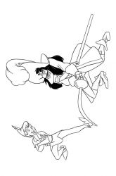 plansa de colorat peter pan #2