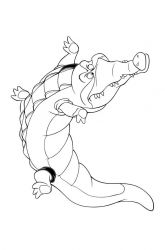 plansa de colorat peter pan #3