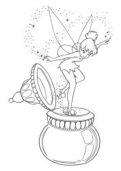 plansa de colorat peter pan #19