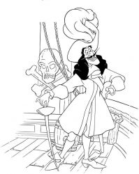 plansa de colorat peter pan #21