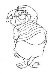 plansa de colorat peter pan #2