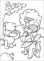 plansa de colorat piglet #2