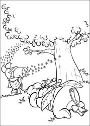plansa de colorat piglet #6