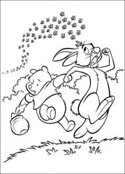 plansa de colorat piglet #13