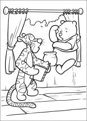 plansa de colorat piglet #16