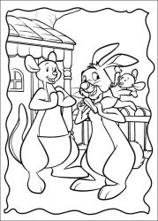 plansa de colorat piglet #4