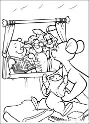 plansa de colorat piglet #5