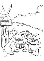 plansa de colorat piglet #6