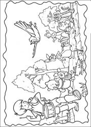 plansa de colorat piglet #9