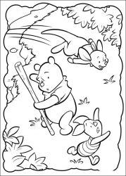 plansa de colorat piglet #14