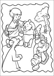 plansa de colorat piglet #17