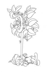 plansa de colorat pinocchio #7