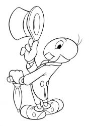 plansa de colorat pinocchio #17