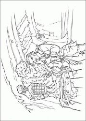 plansa de colorat piratii din caraibe #8