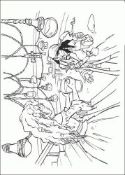 plansa de colorat piratii din caraibe #11