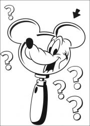 plansa de colorat pluto #13