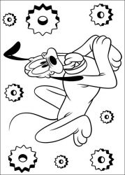 plansa de colorat pluto #20