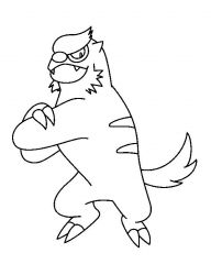 plansa de colorat pokemon #11