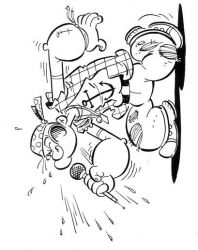 plansa de colorat popeye marinarul #3