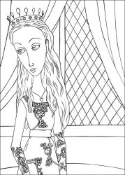 plansa de colorat povestea lui despereaux #2