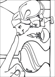 plansa de colorat povestea lui despereaux #5