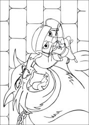 plansa de colorat povestea lui despereaux #6