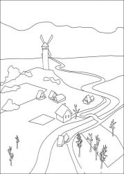 plansa de colorat povestea lui despereaux #15