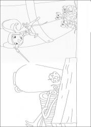 plansa de colorat povestea lui despereaux #16