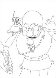 plansa de colorat povestea lui despereaux #17