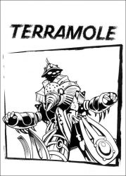 plansa de colorat power rangers #8