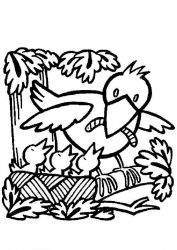 plansa de colorat primavara #5