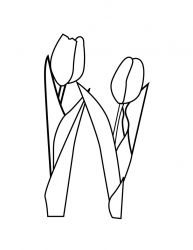 plansa de colorat primavara #3