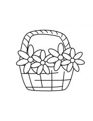 plansa de colorat primavara #14