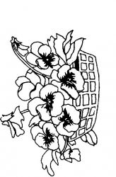 plansa de colorat primavara #17