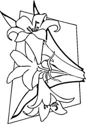 plansa de colorat primavara #21