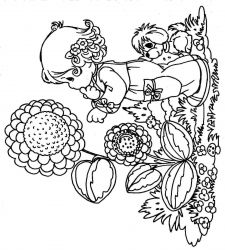 plansa de colorat primavara #4