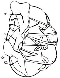 plansa de colorat primavara #13