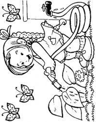 plansa de colorat primavara #17