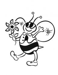 plansa de colorat primavara #6