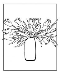 plansa de colorat primavara #10