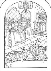 plansa de colorat printesa leonora #5