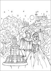 plansa de colorat printesa leonora #6