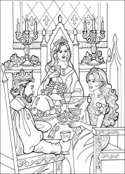 plansa de colorat printesa leonora #10