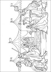 plansa de colorat printesa leonora #13