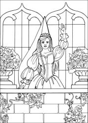 plansa de colorat printesa leonora #18