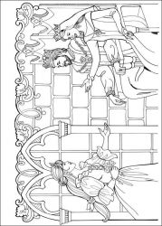 plansa de colorat printesa leonora #20