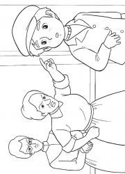 plansa de colorat printesa sarah #6