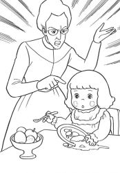 plansa de colorat printesa sarah #13